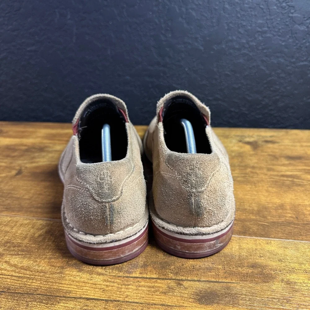 Cole Haan Venetian C10100 Tan Suede Nike Air Slip On Loafers Mens 12M